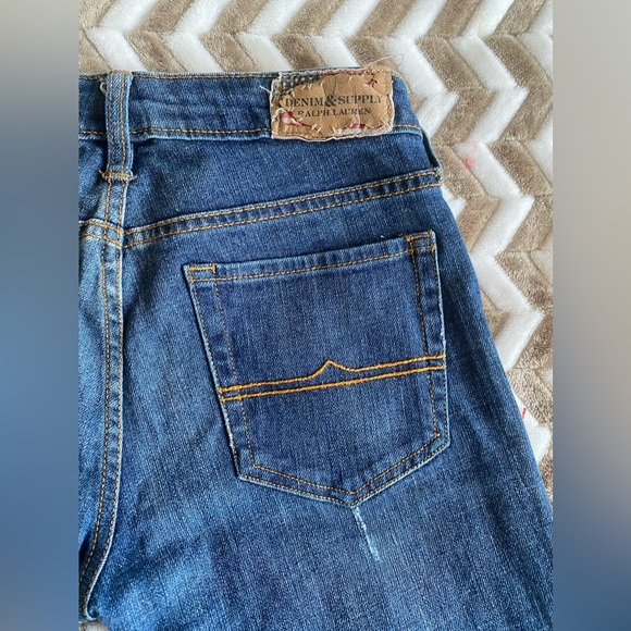 Ralph Lauren Denim & Supply straight jeans Sz 27/32 - Picture 5 of 11